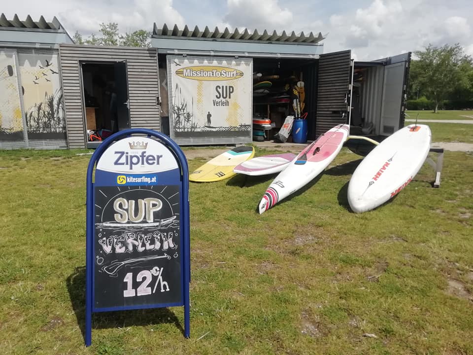 Tolles SUP weekend mit viel Sonnenschein und top Boards bei uns am Nord und Süd ...