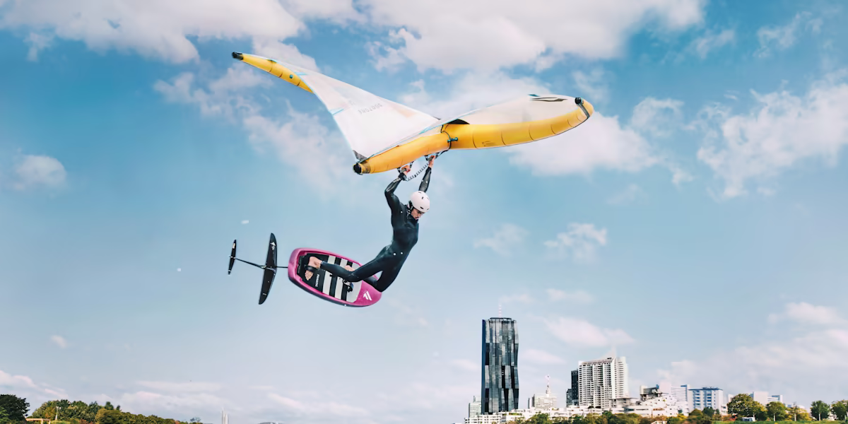 Wingfoilen mit Kite-Profi Stefan Spiessberger in Wien